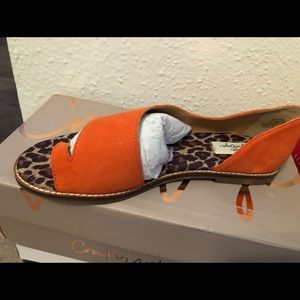 Leopard print slip on women’s shoe